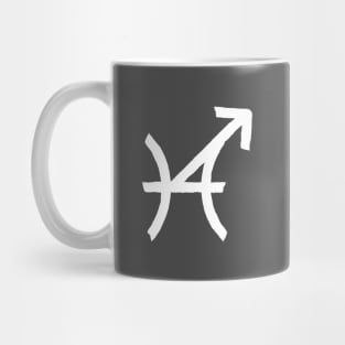 Pisces and Sagittarius Double Zodiac Horoscope Signs (White) Mug